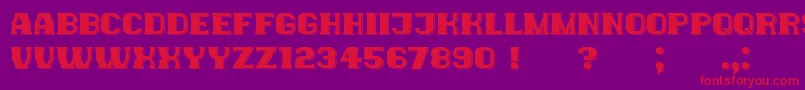 Saiba mais sobre a fonte NewYorkers Fonte NewYorkers – fontes vermelhas em um fundo violeta
