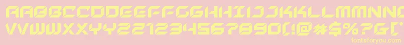 newyorkescape Font – Yellow Fonts on Pink Background