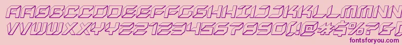 newyorkescape3dital Font – Purple Fonts on Pink Background
