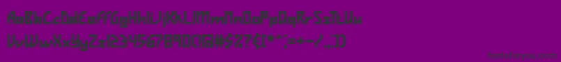 VigilanceBrk Font – Black Fonts on Purple Background