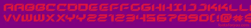 newyorkescapeexpand Font – Red Fonts on Purple Background