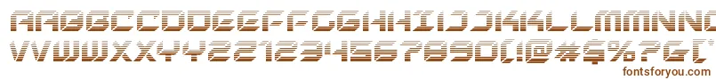 Шрифт newyorkescapegrad – коричневые шрифты на белом фоне