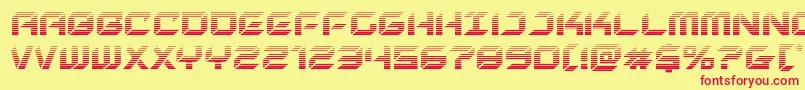 newyorkescapegrad Font – Red Fonts on Yellow Background