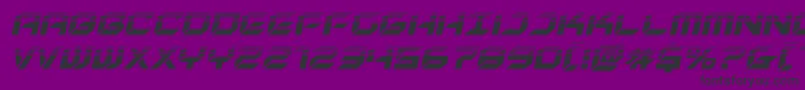 Weitere Informationen zur newyorkescapehalfital-Schriftart newyorkescapehalfital-Schriftart – Schwarze Schriften auf violettem Hintergrund