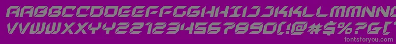 newyorkescapeital Font – Gray Fonts on Purple Background