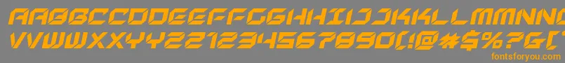 newyorkescapeital Font – Orange Fonts on Gray Background