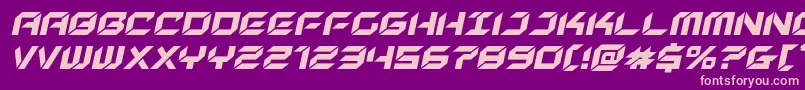 newyorkescapeital Font – Pink Fonts on Purple Background