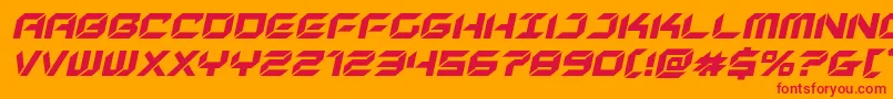 newyorkescapeital Font – Red Fonts on Orange Background