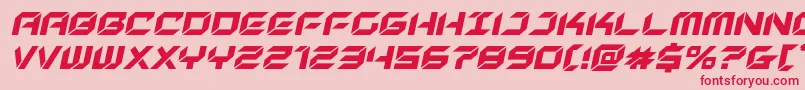 newyorkescapeital Font – Red Fonts on Pink Background