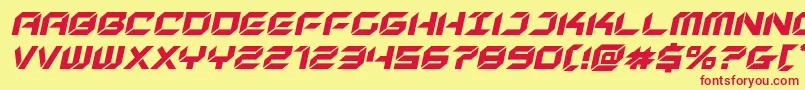 newyorkescapeital Font – Red Fonts on Yellow Background