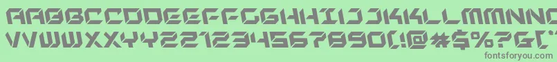 newyorkescapeleft Font – Gray Fonts on Green Background