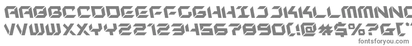 newyorkescapeleft-Schriftart – Graue Schriften auf weißem Hintergrund
