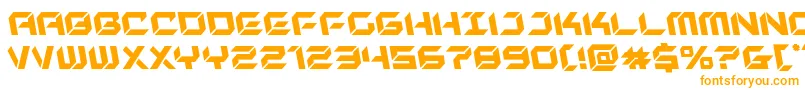 newyorkescapeleft Font – Orange Fonts on White Background