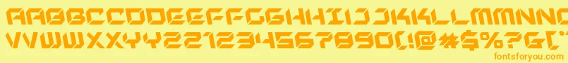 Saiba mais sobre a fonte newyorkescapeleft Fonte newyorkescapeleft – fontes laranjas em um fundo amarelo