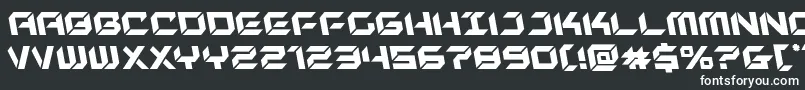 newyorkescapeleft Font – White Fonts on Black Background
