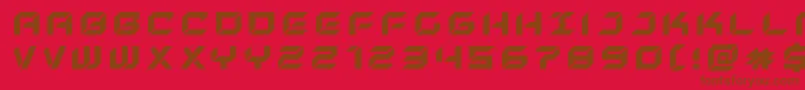 newyorkescapetitle Font – Brown Fonts on Red Background