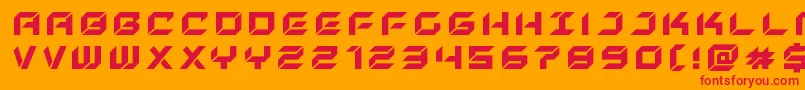 newyorkescapetitle Font – Red Fonts on Orange Background