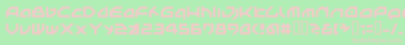 NEXTG    Font – Pink Fonts on Green Background