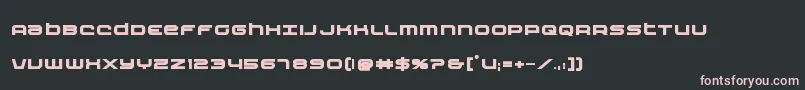 nextwavebold Font – Pink Fonts on Black Background