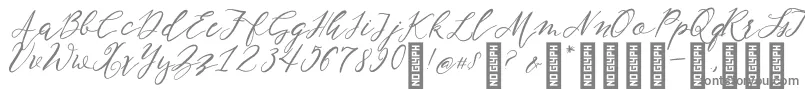 Шрифт NF Lukara Regular – серые шрифты