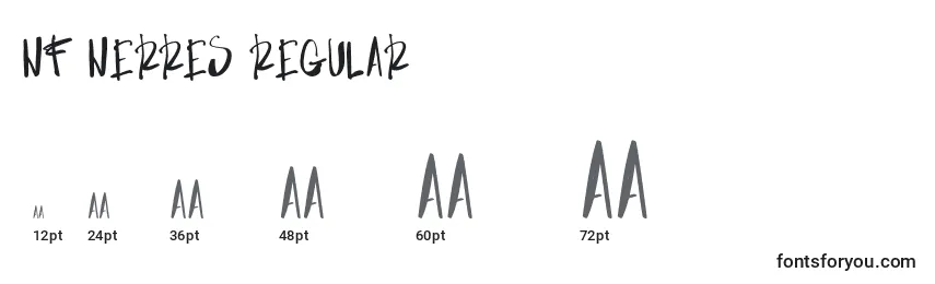 NF NERRES Regular Font Sizes