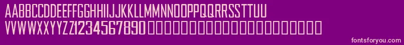 NFLCHARG Font – Pink Fonts on Purple Background