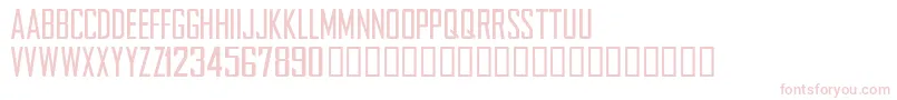 NFLCHARG Font – Pink Fonts on White Background