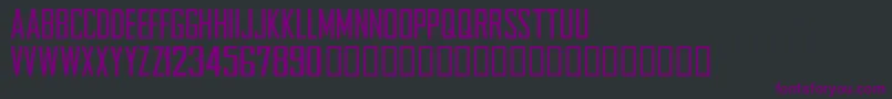 NFLCHARG Font – Purple Fonts on Black Background