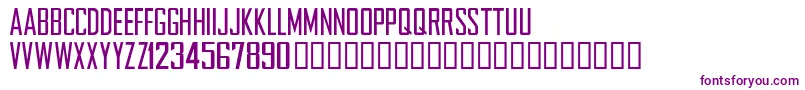 NFLCHARG Font – Purple Fonts on White Background