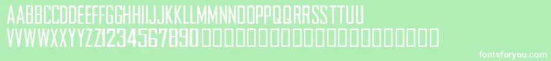 NFLCHARG Font – White Fonts on Green Background
