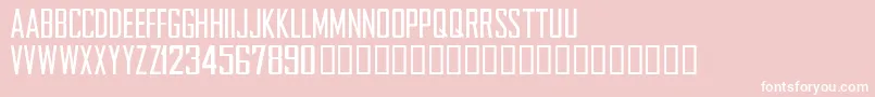NFLCHARG Font – White Fonts on Pink Background