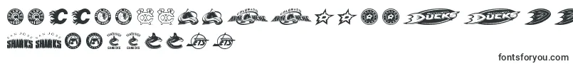 Czcionka NHL WEST – czcionki do logo