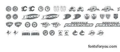 Обзор шрифта NHL WEST