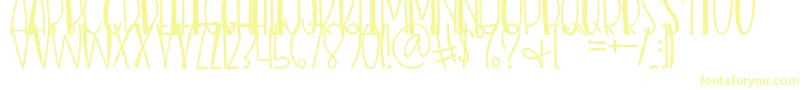 Nias Bird Font – Yellow Fonts