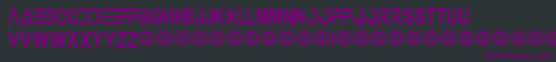 Underauthority Font – Purple Fonts on Black Background