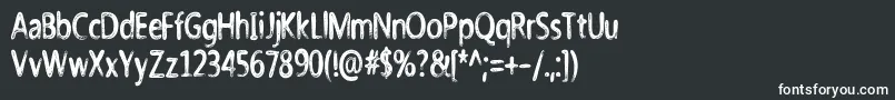 Nicholazzo-fontti – valkoiset fontit mustalla taustalla