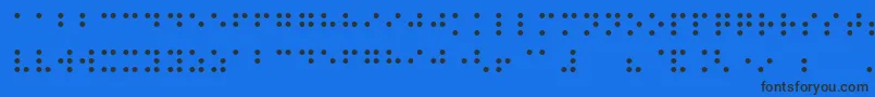 More about Night Braille Font Night Braille Font – Black Fonts on Blue Background