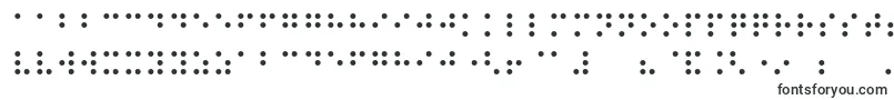 Police Night Braille – polices Helvetica