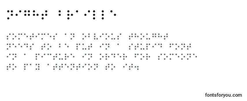 Обзор шрифта Night Braille