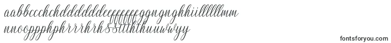 Шрифт Nightingale – валлийские шрифты