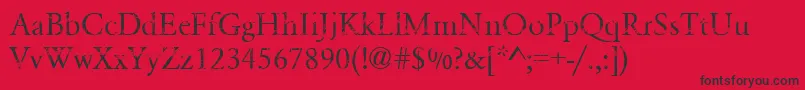 NIGHTMARE PILLS   DEMO Font – Black Fonts on Red Background