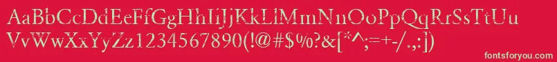 NIGHTMARE PILLS   DEMO Font – Green Fonts on Red Background
