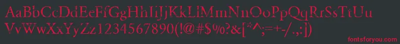 NIGHTMARE PILLS   DEMO Font – Red Fonts on Black Background