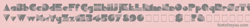 MuseDisplaySsi Font – Gray Fonts on Pink Background