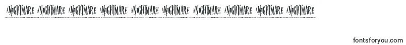 nightmare Font – Fonts for Numbers and Digits