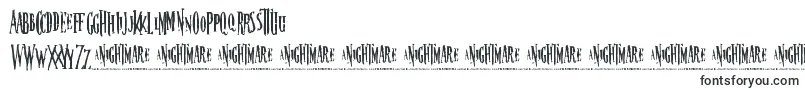 Czcionka nightmare – czcionki dla КОМПАС-3D