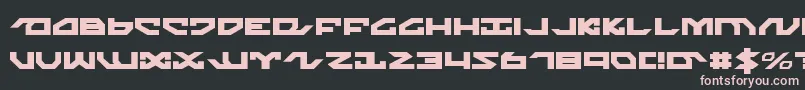 nightrunner Font – Pink Fonts on Black Background