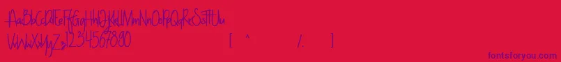 Lisätietoja NightWork Free-fontista NightWork Free-fontti – violetit fontit punaisella taustalla