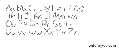 Обзор шрифта Nihilschiz Handwriting
