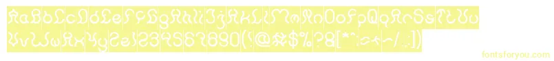 Nine Inverse-fontti – keltaiset fontit